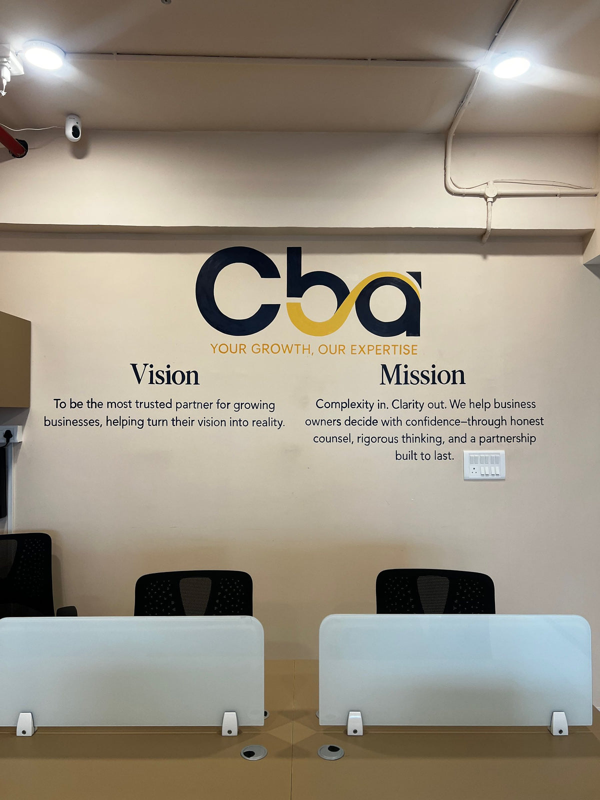 vision and mission, painted