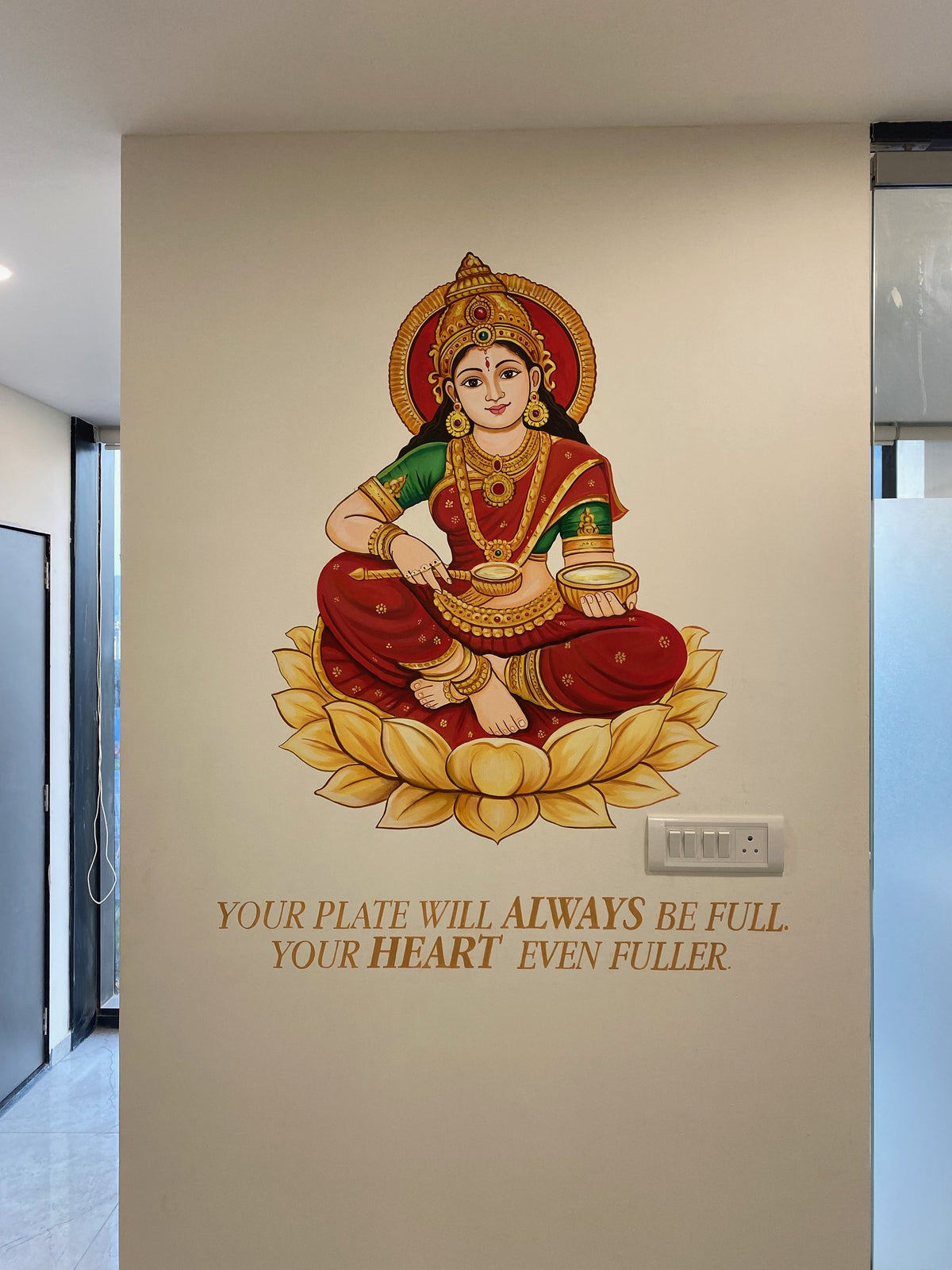 lakshmi on the lotus
