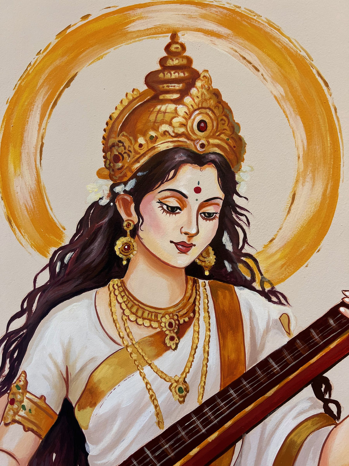 goddess with the veena