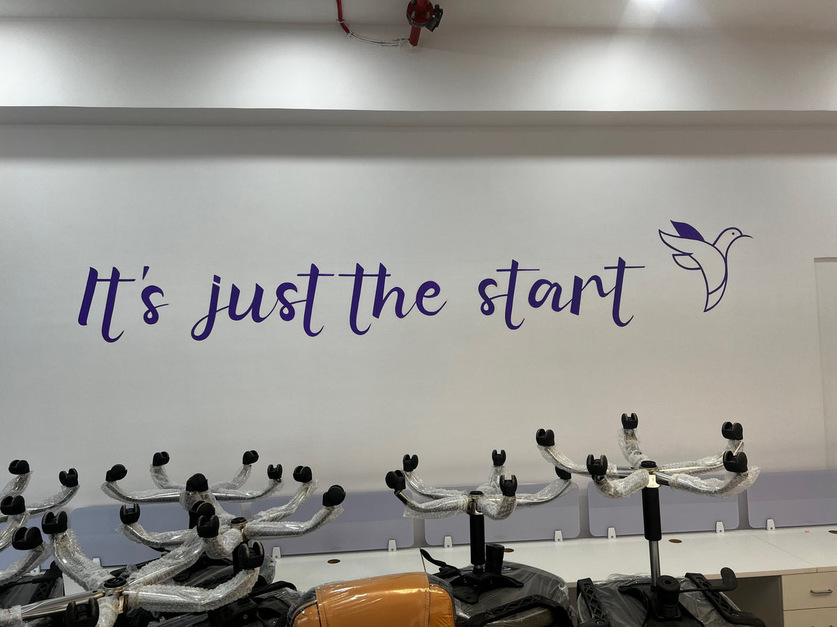 it's just the start